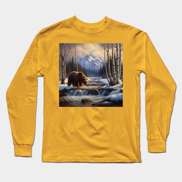 Big Bear . Long Sleeve T-Shirt by Canadaman99